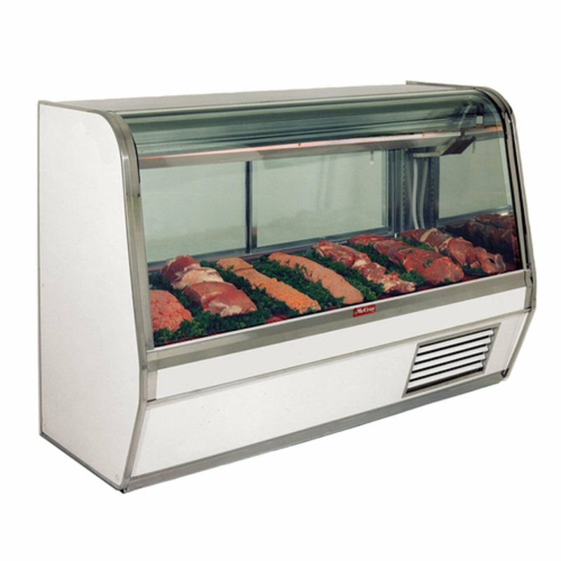 Howard-McCray SC-CMS32E-4C-LED 50" Curved Glass Self-Contained Red Meat Display Case