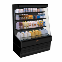 Howard-McCray SC-OD30E-3-B-LED 39-Inch Black Endless Open Dairy Display Merchandiser