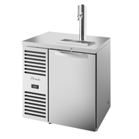 True TDR32-RISZ1-L-S-S-1 32-Inch Commercial Single-Section Draft Beer Dispenser