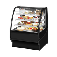 True Refrigeration TDM-R-36-GE/GE-S-S 36.25-Inch Curved Glass Refrigerated Bakery Merchandiser