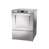 Hobart LXEH-2 High-Temp Commercial Undercounter Dishwasher with Built-In Booster
