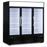 Minus Forty 72-UTGF 78-Inch Triple Glass Door Merchandising Freezer