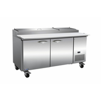 IKON IPP71 70.8-Inch Two-Section Refrigerated Pizza Prep Table