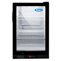 Atosa CTD-5T 21-Inch Black Countertop Glass Door Cooler Merchandiser
