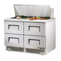 True TFP-48-18M-D-4 48-Inch 4-Drawer Mega Top Sandwich and Salad Prep Table