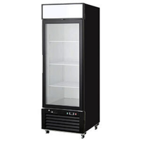 Congélateur d'affichage en verre à 1 porte EFI F1-27GDVC-L Versa-Chill, Charnière gauche, 19,2 pi³