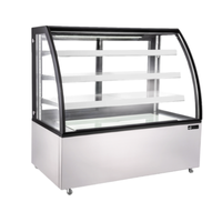 EFI CGCM-6156 Versa Series 60.6-Inch Curved Glass Refrigerated Showcase