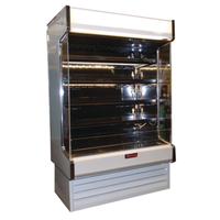 Howard-McCray SC-OD35E-3-S-LED-LC 39-Inch Stainless Steel Endless Open Dairy Merchandiser