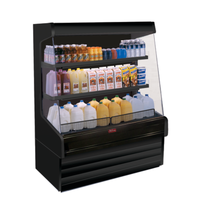 Howard-McCray SC-OD30E-4L-B-LED 51-Inch Black Endless Design Open Refrigerated Display Case