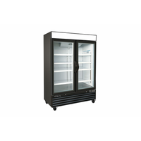 Kool-It KGF-48 Two-Door 48 Cu. Ft. Commercial Glass Display Freezer