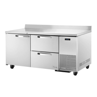 True Refrigeration TWT-67D-2-HC~SPEC3 67-Inch Deep Worktop Refrigerator with SPEC 3 Package