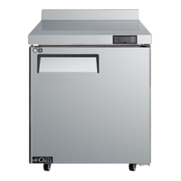 EFI CWDR1-27VC-R Comptoir réfrigéré Versa Chill 27,5" avec dosseret et charnières à droite