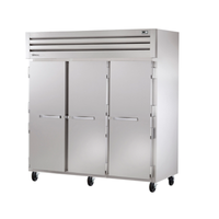 True SPEC SERIES STR3R-3S-HC 77.75-Inch 3-Door Solid Stainless Steel Commercial Refrigerator