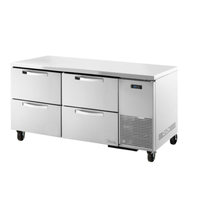 True SPEC3 Series 67-Inch Deep Undercounter 4-Drawer Refrigerator TUC-67D-4-HC