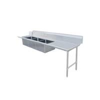 Omcan 120-Inch Right-to-Left Commercial Soiled Dishtable (Model 48504)