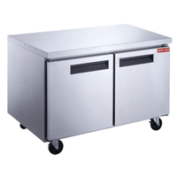 New Air NUR-060-SS Signature Series 60-Inch 2-Door Commercial Undercounter Refrigerator