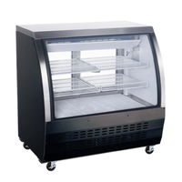 EFI CDC-36 36.25-Inch Refrigerated Curved Glass Deli Display Case, 12 Cu. Ft.
