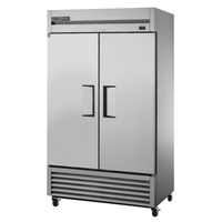 True Refrigeration TS-43-HC Two-Door Stainless Steel Commercial Refrigerator, 47-Inch