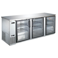 Réfrigérateur de bar arrière à portes vitrées Classic-Chill EFI CBBSGD3-90CC 90 pouces