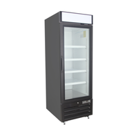 Maxx Cold MXM1-23FBHC 1-Section Glass Door Merchandiser Freezer, 23 Cu. Ft.