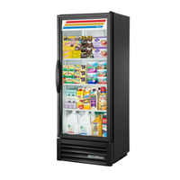 True GDM-12-HC~TSL01 24.88-Inch Black Glass Door Merchandising Refrigerator