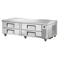 True TRCB-72-HC 72-Inch Commercial Refrigerated Chef Base with 4 Drawers