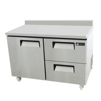 Réfrigérateur de travail commercial en acier inoxydable EFI CWDW2-60VC