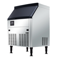 EFI IM-280 Commercial Air-Cooled Cube Ice Maker with 80-lb Storage Bin