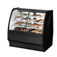 True Refrigeration TGM-DZ-48-SC/SC-S-W 48-Inch Dual Zone Curved Glass Display Merchandiser