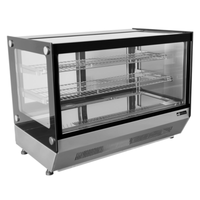 Vitrine de comptoir réfrigérée à vitre plate EFI CGSM-CT-3526 de 35,38 pouces