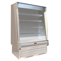 Howard-McCray SC-OD35E-5S-S-SL 63-Inch Stainless Steel Open Display Merchandiser with Rear Access