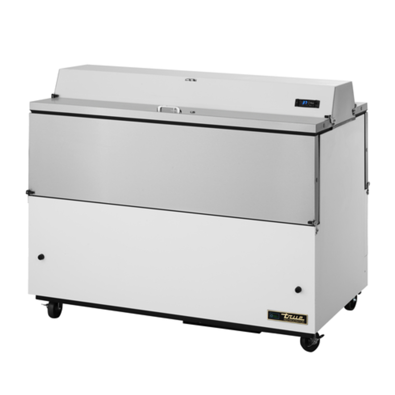True TMC-58-DS-HC Dual Sided Mobile Milk Station, 16 Crate