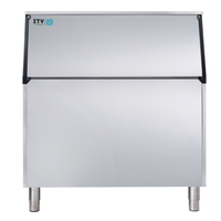 ITV S-750 Commercial Slope Front Ice Bin - 750 lb Storage