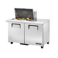 True TSSU-48-12M-B-HC 48-Inch Commercial Mega Top Salad and Sandwich Prep Table