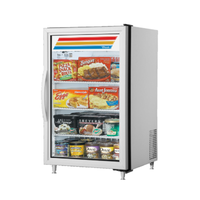 True 24.13-Inch Countertop Glass Door Display Freezer (GDM-07F-HC~TSL01)