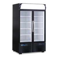 Minus Forty 43-UDGR 46.5-Inch Two-Door Glass Display Refrigerator