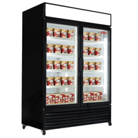 New Air NGF-122-H 54-Inch Black Glass Door Reach-In Freezer Merchandiser