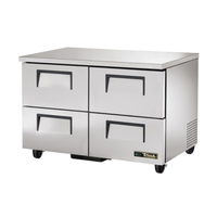 True TUC-48F-D-4-HC 48" Stainless Steel 4-Drawer Undercounter Freezer