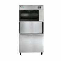 ITV Ice Makers IQ 300C Self-Contained Flake Ice Machine with 132 lb Bin