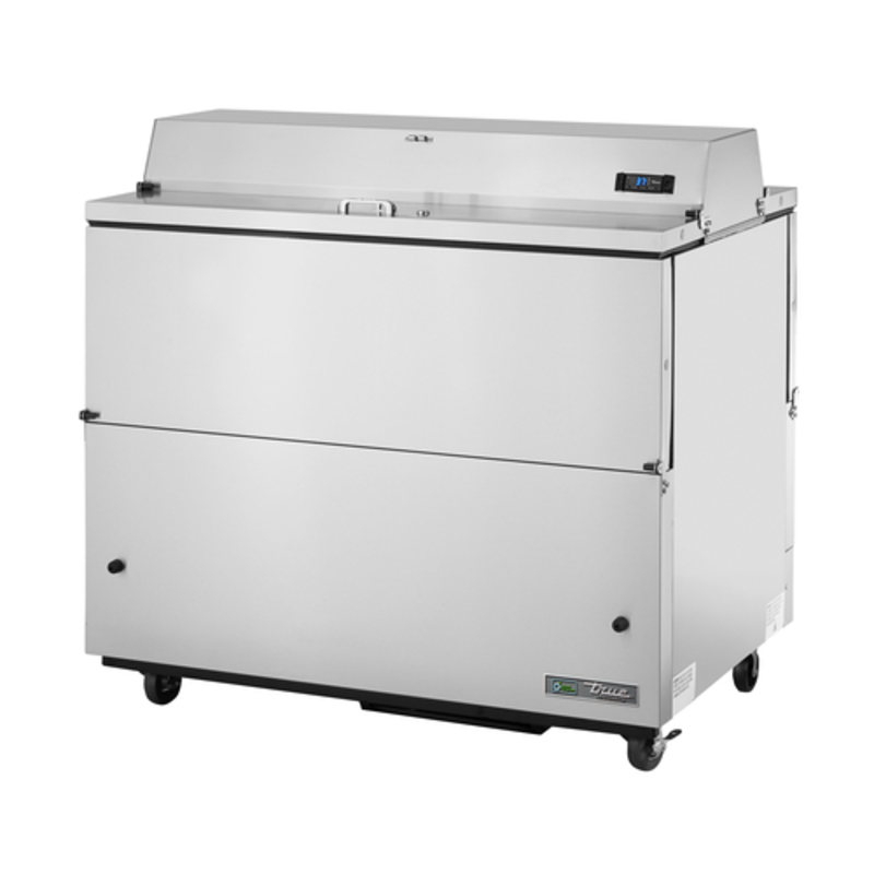 True TMC-49-S-DS-HC 49-Inch Dual Access Stainless Steel Mobile Milk Cooler