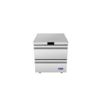 Atosa AUR27D2 27.5" Two-Drawer Undercounter Commercial Refrigerator