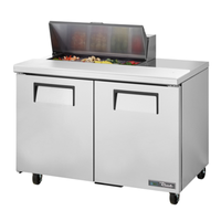 True TSSU-48-08-HC 48" Solid Door Sandwich and Salad Prep Table