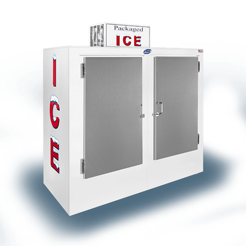 Leer L064UASP 64-Inch Outdoor Ice Merchandiser with Auto Defrost