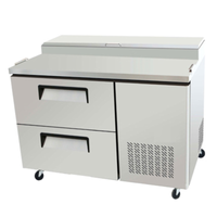 Table de préparation à pizza réfrigérée EFI Versa-Chill 44 po avec 2 tiroirs CPDW2-44VC