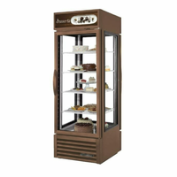 True G4SM-23PT-HC~TSL01 27.5-Inch Copper Pass-Through Glass Display Merchandiser