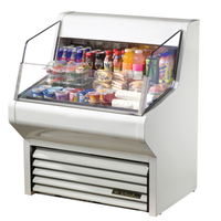 True THAC-36-HC-LD 36-Inch Horizontal Air Curtain Merchandiser Open Display