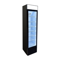 Réfrigérateur d'exposition à porte vitrée mince EFI C1-145GD-L 145 L - 41,9 cm de large