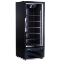 Minus Forty 22-USGR-F1-BK-BI 23.4 cu. ft. Glass Door Display Refrigerator Merchandiser - Black