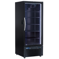 Minus Forty 22-USGR-F2-BK-BI 23.41 Cu. Ft. Black Glass Door Refrigerated Merchandiser