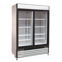 Maxx Cold MXM2-48RSBHC 48 Cu. Ft. 2-Door Sliding Glass Merchandiser Refrigerator